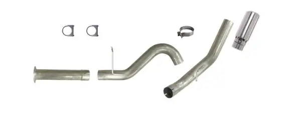 Diamond Eye KIT 5in DPF-BACK Single AL 07.5-08 CHEVY 6 6L 2500/3500 BPCKGD BX46X14X14OD EL-PL thumbnail 4