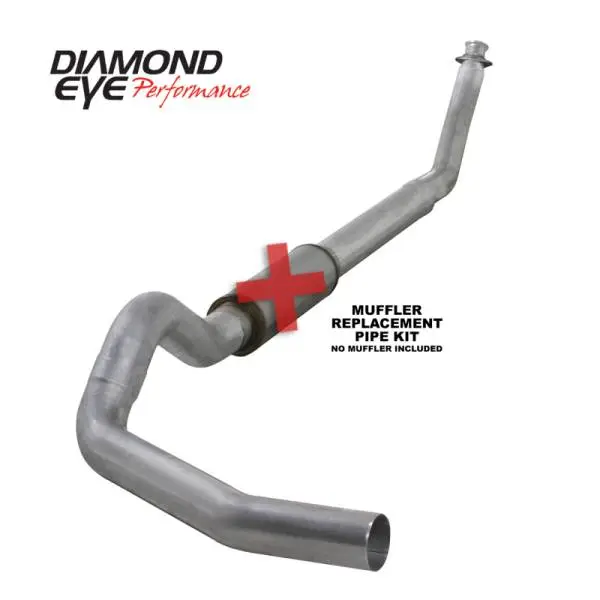 Diamond Eye KIT 5in Turbo Back SGL MFLR RPLCMENT PIPE AL: 94-02 DODGE CUMMINS 5.9L W/ RP #510220 thumbnail 2