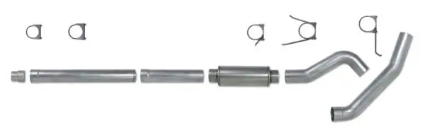 Diamond Eye KIT 5in Catback Single AL: 2004.5-2007.5 DODGE CUMMINS 600 thumbnail 2
