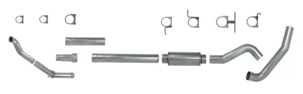 Diamond Eye KIT 5in Turbo Back SGL AL: 94-97 FORD 7.3L F250/F350 PWRSTROKE NFS W/ CARB EQUIV STDS thumbnail 5