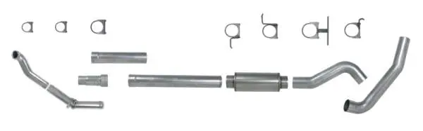 Diamond Eye KIT 5in Turbo Back SGL AL: 94-97 FORD 7.3L F250/F350 PWRSTROKE NFS W/ CARB EQUIV STDS thumbnail 6