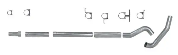 Diamond Eye KIT 5in Catback MFLR RPLCMENT PIPE Single AL: 94-97 FORD 7.3L F250/F350 PWRSTROKE thumbnail 5