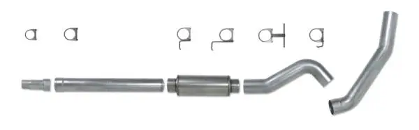 Diamond Eye KIT 5in Catback Single AL: 03-07 FORD 6.0L F250/F350 thumbnail 4
