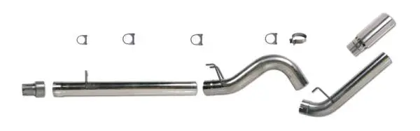 Diamond Eye KIT 5in DPF-BACK Single SS 08-09 6 4L F250-F350 PCKGD BX46X14X14OD EL-PL thumbnail 4