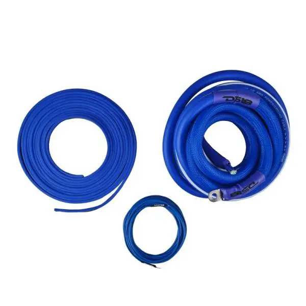DS18 0-GA Amplifier Install Kit Advance- Blue thumbnail 6