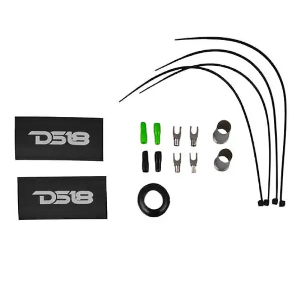 DS18 0-GA Amplifier Install Kit Advance- Green thumbnail 2