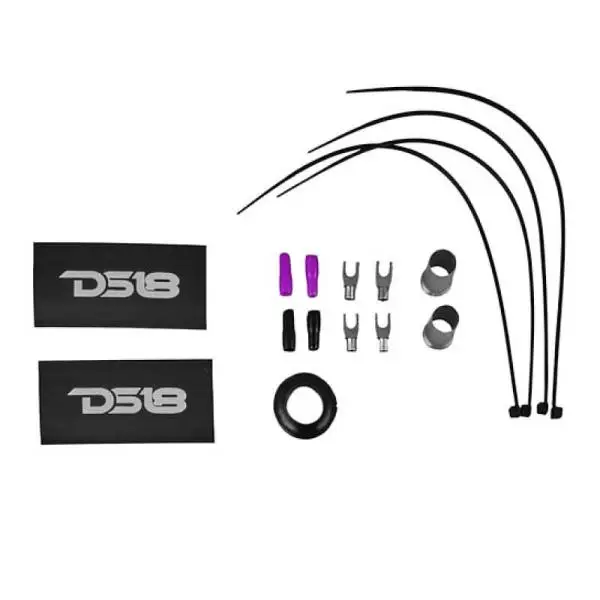 DS18 0-GA Amplifier Install Kit Advance- Purple thumbnail 2