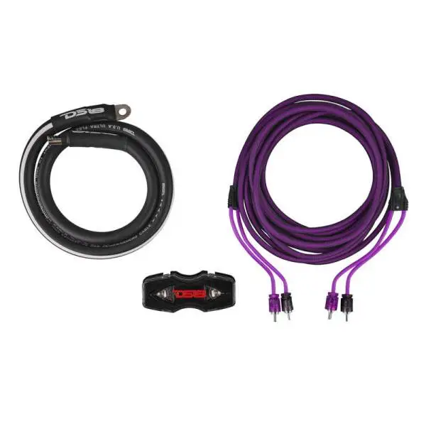 DS18 0-GA Amplifier Install Kit Advance- Purple thumbnail 5