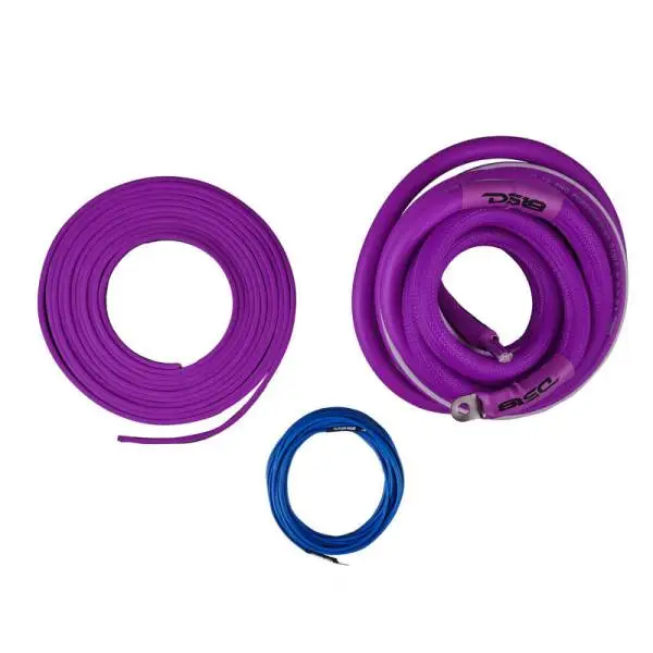 DS18 0-GA Amplifier Install Kit Advance- Purple thumbnail 6