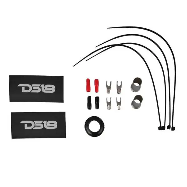 DS18 0-GA Amplifier Install Kit Advance- Red thumbnail 2