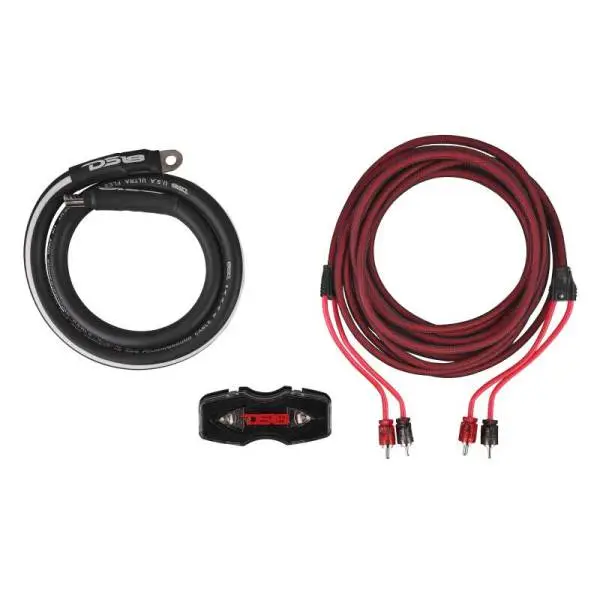 DS18 0-GA Amplifier Install Kit Advance- Red thumbnail 5