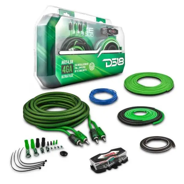 DS18 4-GA Amplifier Install Kit Advance- Green image 6