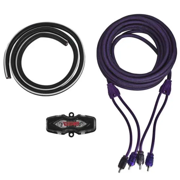 DS18 4-GA Amplifier Install Kit Advance- Purple image 4