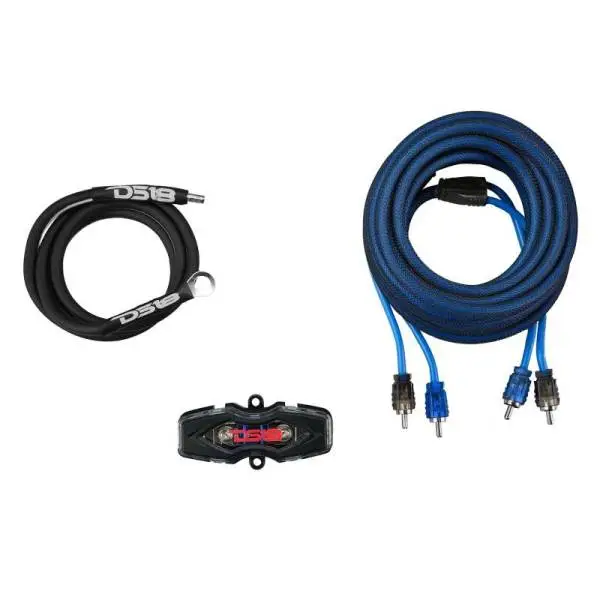 DS18 8-GA Amplifier Install Kit Advance- Blue image 6