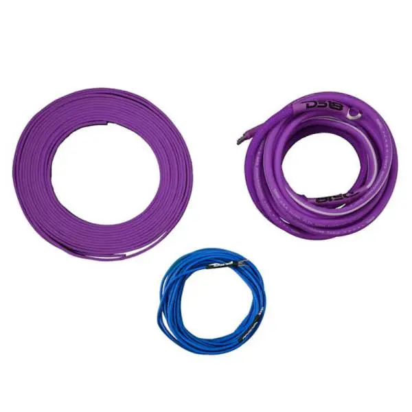 DS18 8-GA Amplifier Install Kit Advance- Purple image 5
