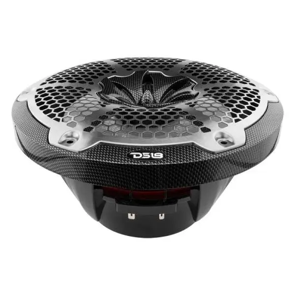 DS18 NXL-M Series Speaker w/ RGB LED Lights 10in 2-Way 200 Watts RMS 4 ohm Black Carbon Fiber image 4