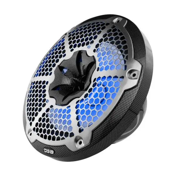 DS18 NXL-M Series Speaker w/ RGB LED Lights 10in 2-Way 200 Watts RMS 4 ohm Black Carbon Fiber image 5