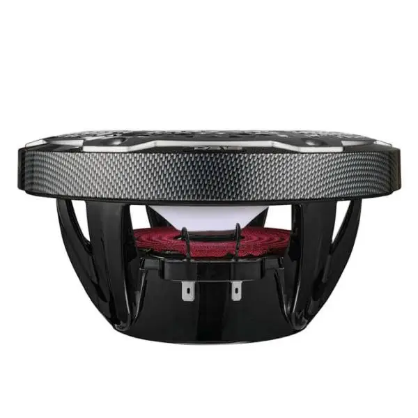 DS18 NXL-M Series Speaker w/ RGB LED Lights 8in 2-Way 125 Watts RMS 4 ohm Black Crbn Fiber w/ Cover image 11