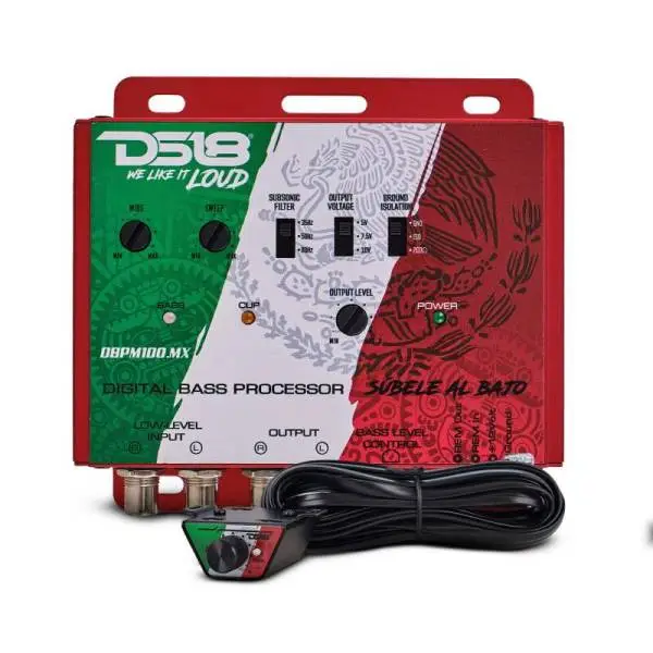 DS18 2-Channel Low Level Input and 2-Channel Output Digital Bass Processor Mexico Design image 2