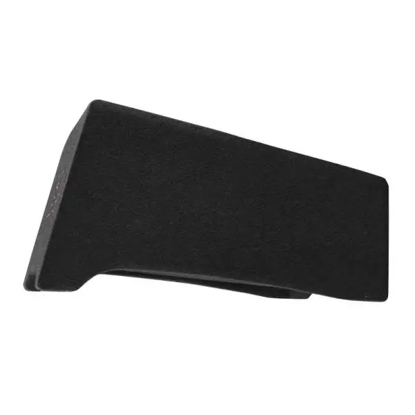DS18 Single 10in Shallow Subwoofer and Enclosure 600 Watts RMS Downfiring Sealed Black Carpet image 2