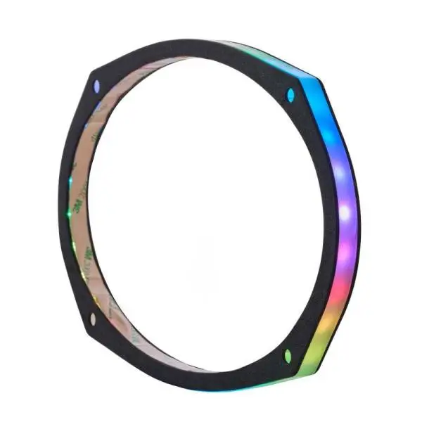 DS18 6x9in Digital LED Speaker Ring w/ Digital LED lights 1/2in Spacer Depth image 5