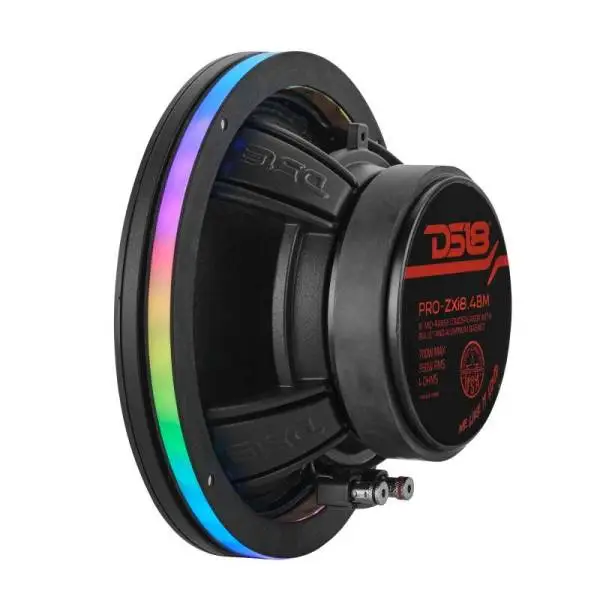 DS18 8in Digital LED Speaker Ring w/ Digital LED lights 1/2in Spacer Depth image 2