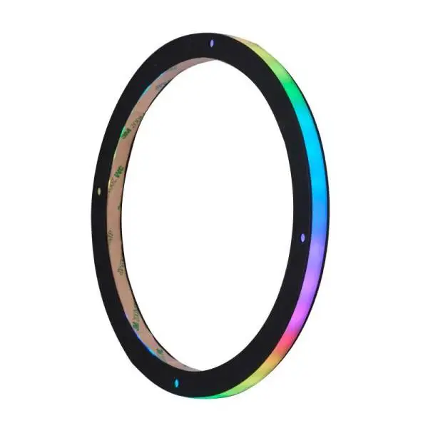 DS18 8in Digital LED Speaker Ring w/ Digital LED lights 1/2in Spacer Depth image 5