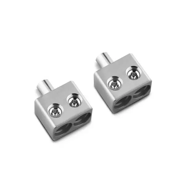 DS18 Dual 1/0-GA to 1/0-GA Amp Input Reducers Offset Stub image 4