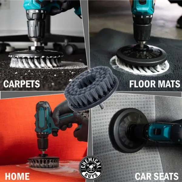 Chemical Guys Carpet Brush w/Drill Attachment - Light Duty thumbnail 12