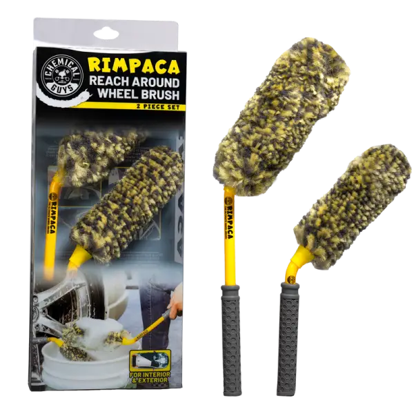 Chemical Guys Rimpaca Reach Around Ultimate Wheel Brush Set - 2 Pcs image 3
