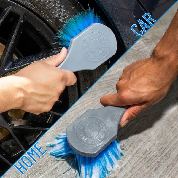 Chemical Guys Stiffy Brush For Tires - Blue thumbnail 3