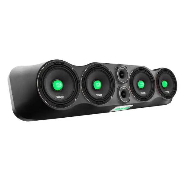 DS18 35in Speaker Enclosure Fits 4 x 6.5in Speakers and 2x 3in Tweeters (Speakers not Included) thumbnail 4