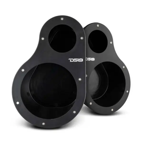 DS18 6.5in 2-Way Speaker Pods Fits 2x 6.5in Speakers 2x 3.78in Tweeters Speakers Not Included image 3