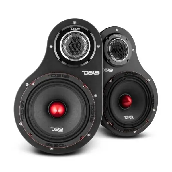 DS18 6.5in 2-Way Speaker Pods Fits 2x 6.5in Speakers 2x 3.78in Tweeters Speakers Not Included image 4