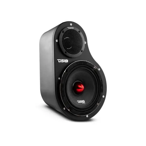 DS18 6.5in 2-Way Speaker Pods Fits 2x 6.5in Speakers 2x 3.78in Tweeters Speakers Not Included image 6