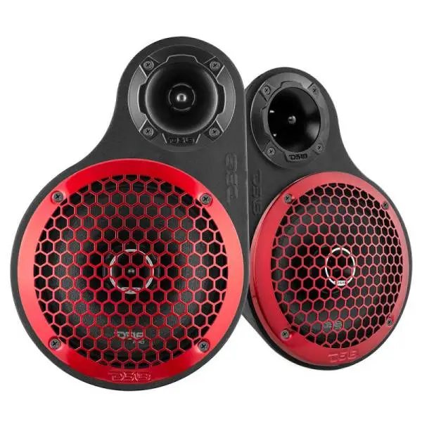 DS18 8in 2-Way Speaker Pods Fits 2x 8in Speakers 2x 3.78in Tweeters Speakers Not Included image 4