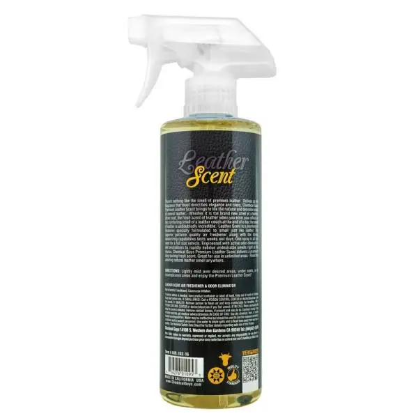 Chemical Guys Leather Scent Air Freshener & Odor Eliminator - 16oz image 2