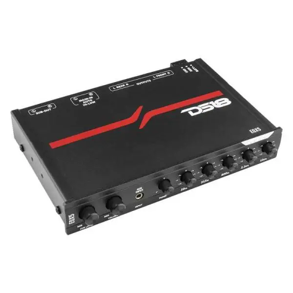 DS18 EQX High Volt 5-Band Equalizer High Level Input image 4