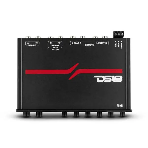 DS18 EQX High Volt 5-Band Equalizer High Level Input image 5