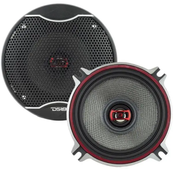 DS18 4in 60 Watts RMS 3 ohm 2-Way Coaxial Speakers And Component System w/ Fiberglass Cone thumbnail 2