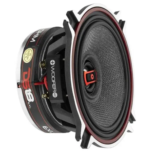 DS18 4in 60 Watts RMS 3 ohm 2-Way Coaxial Speakers And Component System w/ Fiberglass Cone thumbnail 4