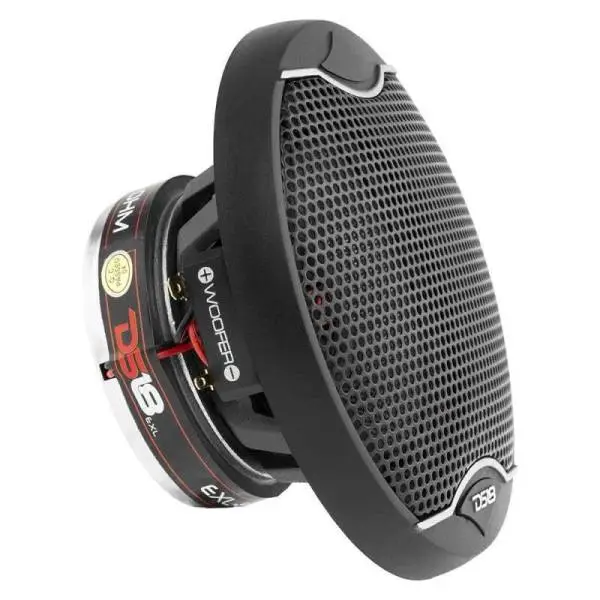 DS18 4in 60 Watts RMS 3 ohm 2-Way Coaxial Speakers And Component System w/ Fiberglass Cone thumbnail 5