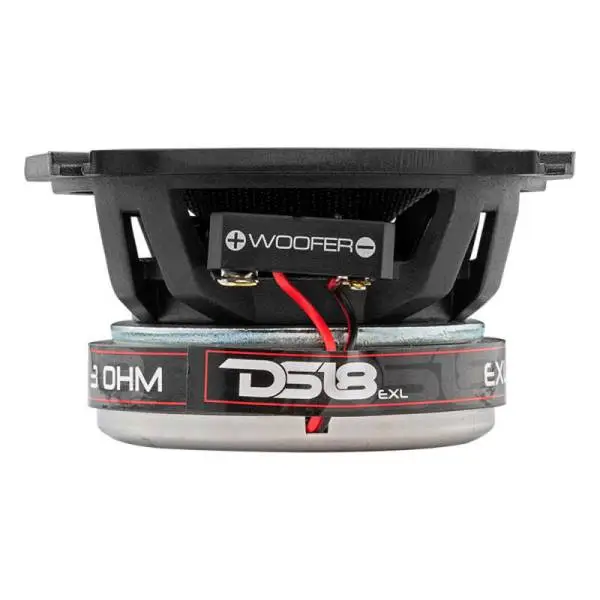 DS18 4in 60 Watts RMS 3 ohm 2-Way Coaxial Speakers And Component System w/ Fiberglass Cone thumbnail 6