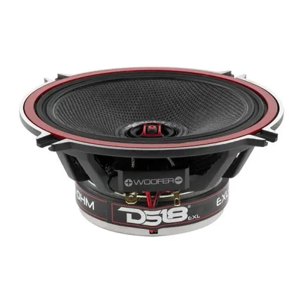DS18 5.25in 80 Watts RMS 3 ohm 2-Way Coaxial Speakers And Component System w/ Fiberglass Cone image 5