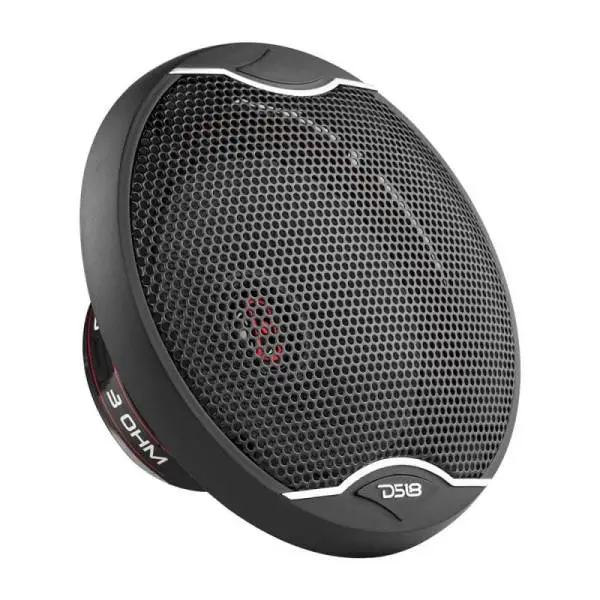 DS18 5.25in 80 Watts RMS 3 ohm 2-Way Coaxial Speakers And Component System w/ Fiberglass Cone image 6