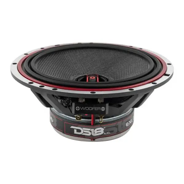 DS18 6.5in 120 Watts RMS 3 ohm 2-Way Coaxial Speakers And Component System w/ Fiberglass Cone thumbnail 4