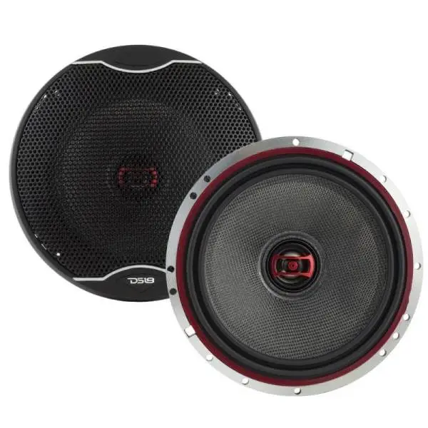 DS18 6.5in 120 Watts RMS 3 ohm 2-Way Coaxial Speakers And Component System w/ Fiberglass Cone thumbnail 7