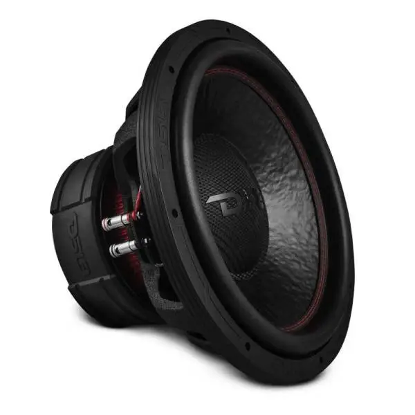 DS18 15in 2500 Watts RMS 4+4 ohm DVC Quad Stacked Magnet Reinforced Cone Subwoofers
