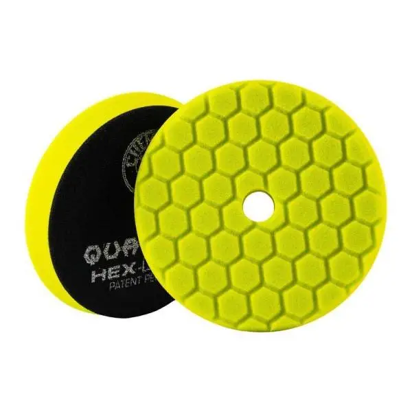Chemical Guys Hex-Logic Quantum Heavy Cutting Pad - Yellow - 6.5in