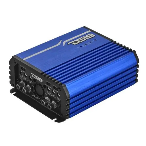 DS18 4-Channel Class-D Amp Stereo Full-Range 4 x 120 W RMS at4 ohm- Blue image 3